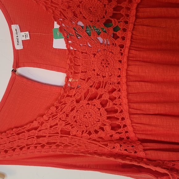 3X NWT Tread & Clover coral Sleavless top.      E61 - Picture 3 of 8